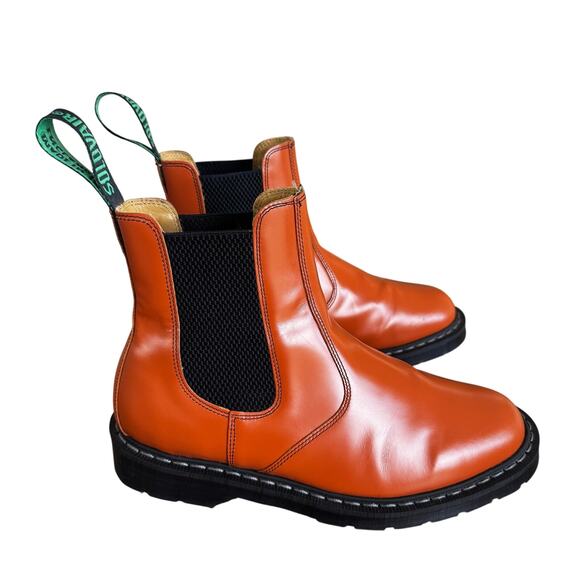 Solovair Dealer Hi-Shine Finish Leather Boots Chelsea Cognac Sz 7 England Made main image 4